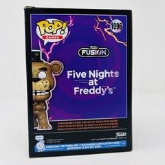 Funko Pop! Fusion, Freddy Fazbear with Pizza Launcher #1096 CHASE w/ Protector
