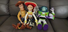 VTG Toy Story Lot Jessie, Woody Pull Sting, Power Blaster Buzz ALL WORKING TALK