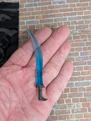 Harvinger Studios Savage Crucibles Blind Bag Weapon Blue One Handed Sword ‘NEW”