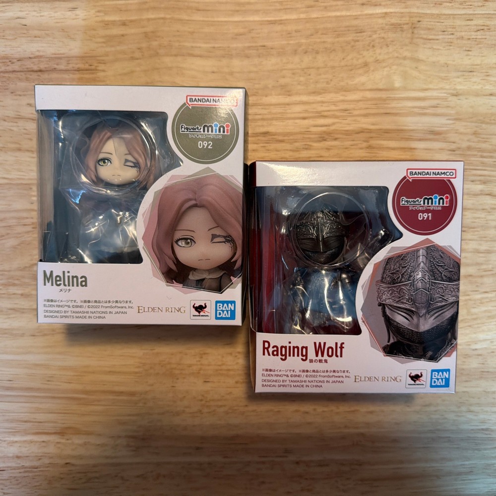 ELDEN RING Melina and Raging Wolf Bandai Spirits Figuarts Mini Figures SEALED