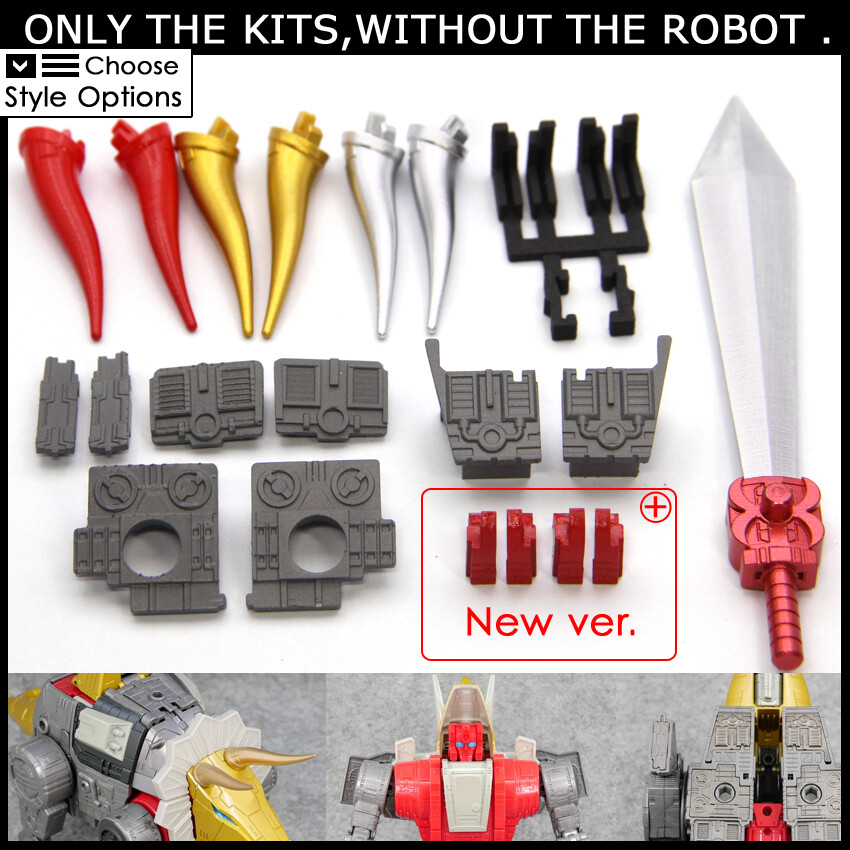 Leg Filler Dragon Horn Foot Plate Fill Upgrade Kit For Studio SS86 Slag – Sword