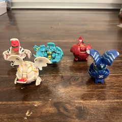 Bakugan Battle Brawlers Lot of 5 B1 Bakugan+Pearl Bakugans