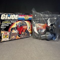 GI JOE Cobra Pogo 1987 Original Parts Bag Sealed Unopened Hasbro Vtg Open Box