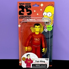 NECA The Simpsons YAO MING 25th Anniversary 5 Inch Action Figure Series 1 New