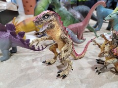 Vintage Lot Imperial Larami Hong Kong China Large Dinosaurs Toys 1985- 2000