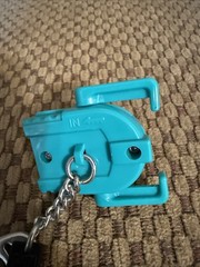2010 Basic Fun Collectible Beyblade Metal Fusion Dark Bull Mini Key Chain Set