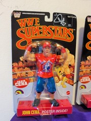 LJN WWE Wrestling Superstars John Cena Figure Black Card Signed Target Exclusive