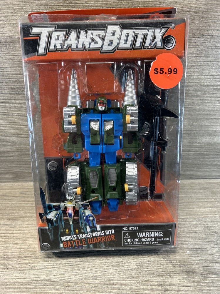 2009 TransBotix Battle Warrior Transformer NOS Some Damage To Packaging Toy