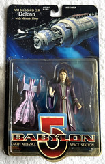 Babylon 5 Ambassador Delenn Figure Minbari Flyer Exclusive Toy 1997 New Sealed