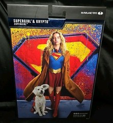 McFarlane Supergirl & Krypto Deluxe Figure DC Multiverse Gold Label Theatrical