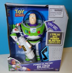 Toy Story Power Blaster Buzz Lightyear Thinkway Toys Talking Figure Boxed RARE