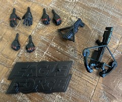 Fresh Monkey Fiction Eagle Force Accessories Kit 9 Pcs Brand New