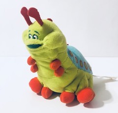 Disney A Bug’s Life Sound Heimlich Caterpillar Polyester Plush 8” Bean Bag