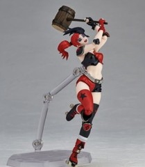 REVOLTECH Amazing Yamaguchi Harley Quinn Red x Black Ver. Kaiyodo + Option Parts