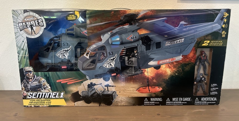 TRUE HEROES SENTINEL 1 U-53 HELICOPTER! 2017 TRU EXCLUSIVE New Sealed