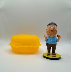 Bob’s Burgers Mystery Vinyl Figure – *NEW* – Opened w/Burger Container – Teddy