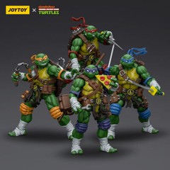 Pre-order 4 Pcs/Set JOYTOY TMNT Teenage Mutant Ninja Turtles 1/18 Figure Model