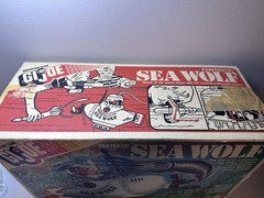 1975 GI Joe SEA WOLF Submarine w/ Box 7460 Adventure Team Vintage Hasbro Parts