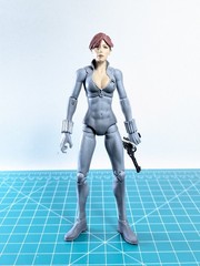 Marvel Legends Black Widow Gray Suit 2010 Winter Soldier 2-pack Toys R Us
