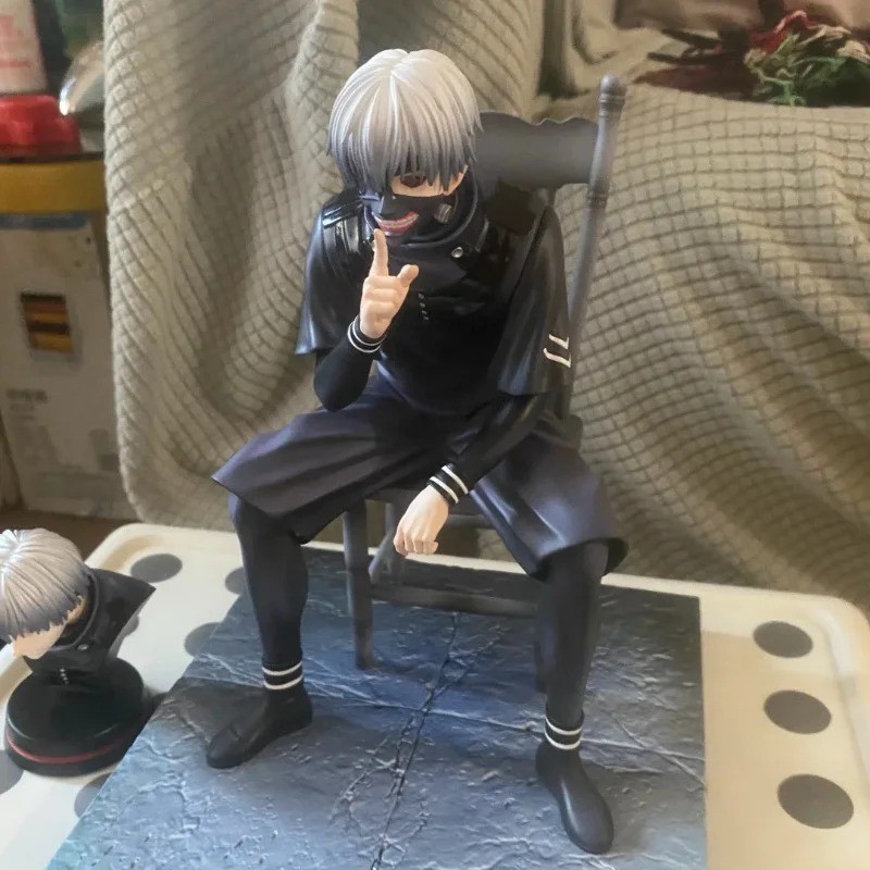Tokyo Ghoul Kaneki Ken Sitting Figure PVC Anime Statue Collectible