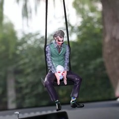 Joker Heath Ledger Car Hanging Accessories, Clown Car Mirror Hanging Accessories
