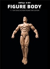 GWToys G001 1/12 Male Strong Muscular Articulated Body 16cm Flexible 6″ Figure