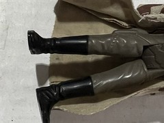 VINTAGE KENNER STAR WARS RETURN OF THE JEDI HAN TRENCH NON CAMO LAPEL 100% OG