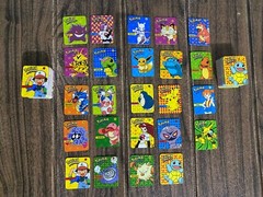 POKEMON ÑAPANCHA FULL SET 24/24 PERU South America Pogs NINTENDO GENGAR PIKACHU