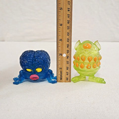 Kenner 1987 The Real Ghostbusters Mini Goopers – Stomach Stuff and Brain Matter