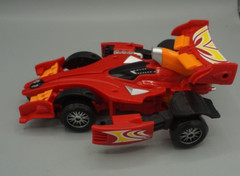 Preowned Hello Carbot Auto Sonic Robot Racing Car Push Button Transformation