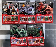 2019 Mobile Suit Gundam Micro Wars Wave Vol. 1 Complete Set All 5 Unopened MISB