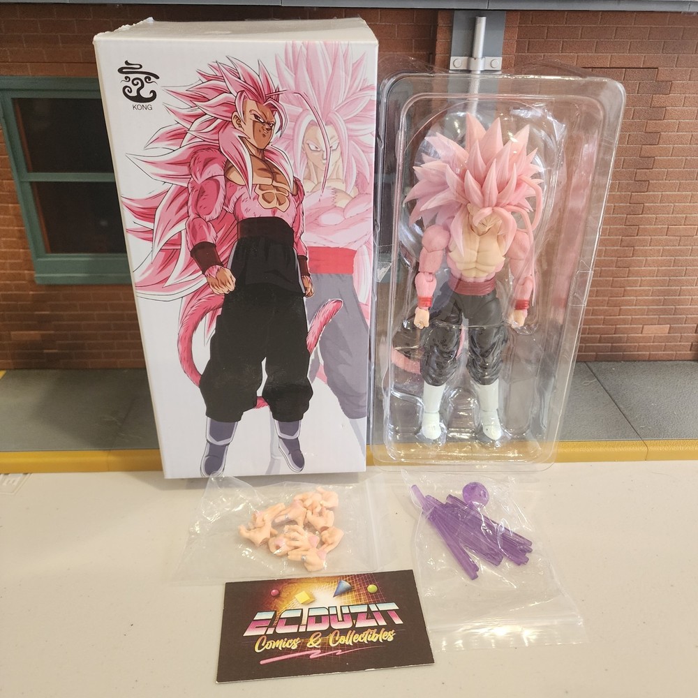 Kong Studios Beast Dieties 16 Super Saiyan Goku Black Rose 3rd Party SHF DBZ