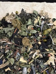 Massive 18lb GI Joe, Formative INTL, 21st Century Toys Lot Uniforms Guns Helmet