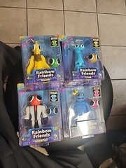 Rainbow Friends YELLOW,SCIENTIST,CYAN,BLUE Series 2 Action Figures New Sealed