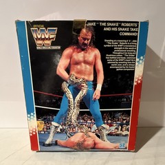 Hasbro WWF Jake “The Snake” Roberts Figure w/ Snake + Boxed Damion Snake