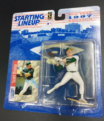1997 Starting Lineup Baseball Figure & Card Scott Brosius Oakland A’s Athletics
