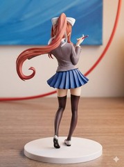 18CM Anime Doki Doki Literature Club Monika Action Figure Model Toy Collection