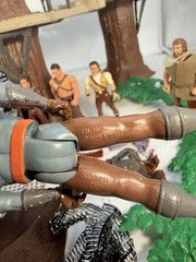 1991 Robin Hood Prince of Thieves Sherwood Forest Playset Kenner W/Battle Wagon