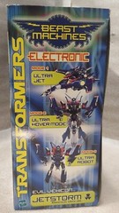 2000 Transformers Beast Machines – Evil Vehicon Jetstorm – Electronic Ultra Jet