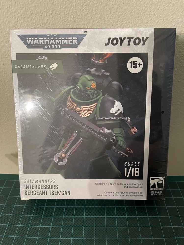 JoyToy Warhammer 40K 1:18 Salamanders Intercessors Sergeant Tsek’gan -us Seller