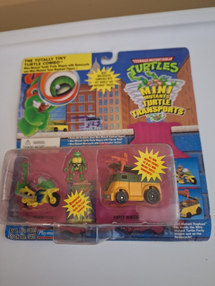 Teenage Mutant Ninja Turtle Mini Transports Mutant TOTALLY TINY COMBO Sealed