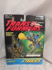 Transformers G2 Cyberjets Strafe 1993 MOSC Original