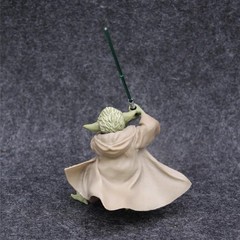 Star Wars Mandalorian Master Yoda with Sword Action Figure Toys