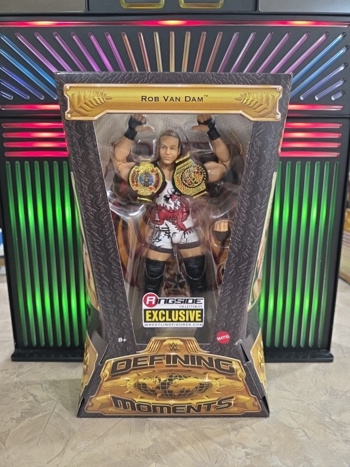 WWE Ringside Exclusive Defining Moments Elite Rob Van Dam – NEW figure ECW RVD