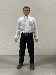 PB-SUIT-BLK: 1/12 Black Suit for 6″ Nota Mezco MixMax slim body