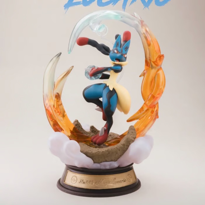 Mega Lucario Pokémon center Re-Ment Swing Vignette Series 4 rement Figure