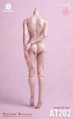 worldbox 1/6 AT202 Girl Fat Legs Flexible Action Figure Body