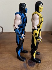 Toy Island Mortal Kombat 10″ SUB ZERO – SCORPION -Vintage Mortal Kombat Figures