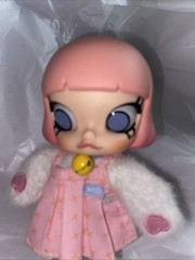 POP MART Molly Peekaboo Molly Series 1:8 Action Figure Cat Pink/White
