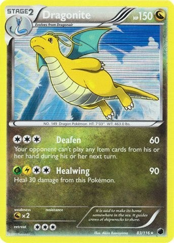 Pokemon – Dragonite 83/116 – Plasma Freeze – Holo